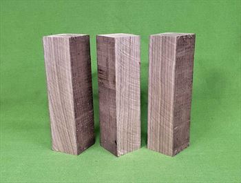 Blank #736 - Black Walnut Solid Turning Blanks ~ 3 Each ~ 2" x 2" x 7 1/2" ~ $24.99